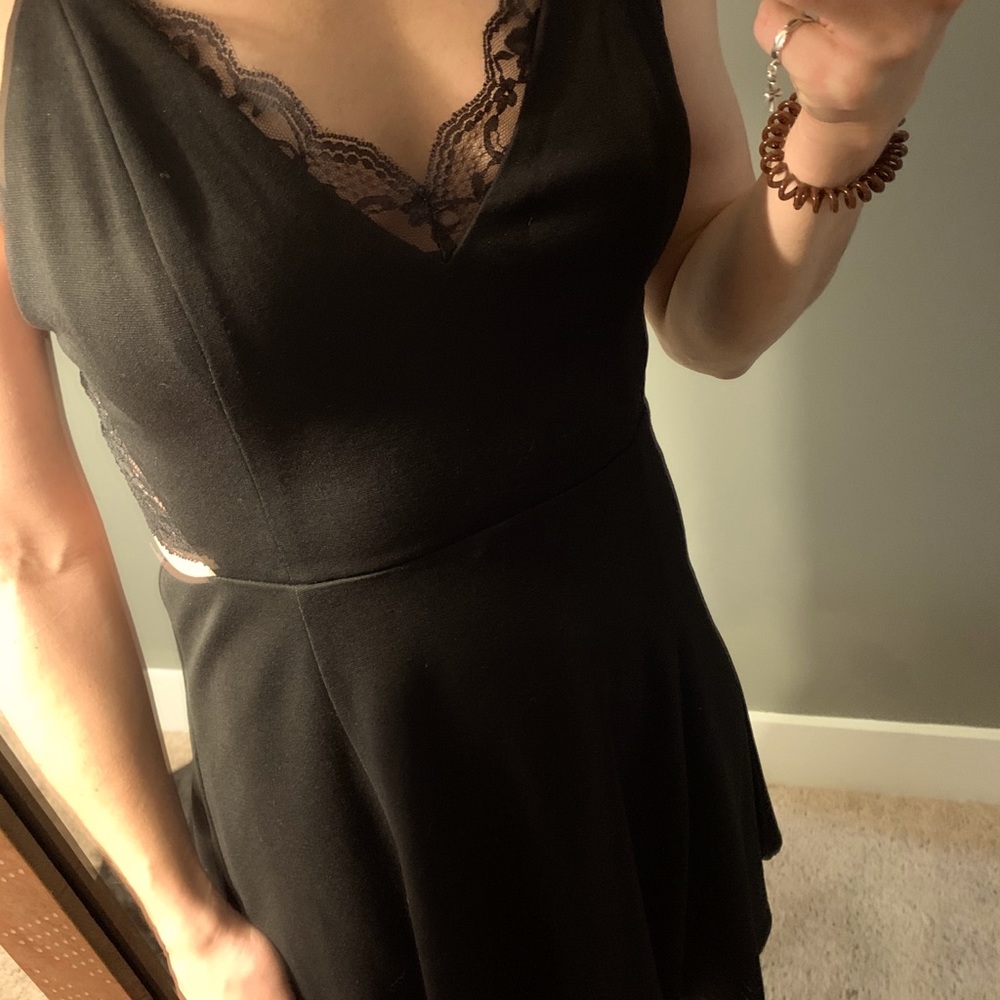 Lace black dress